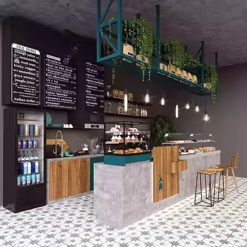 Coffee bar  3D model