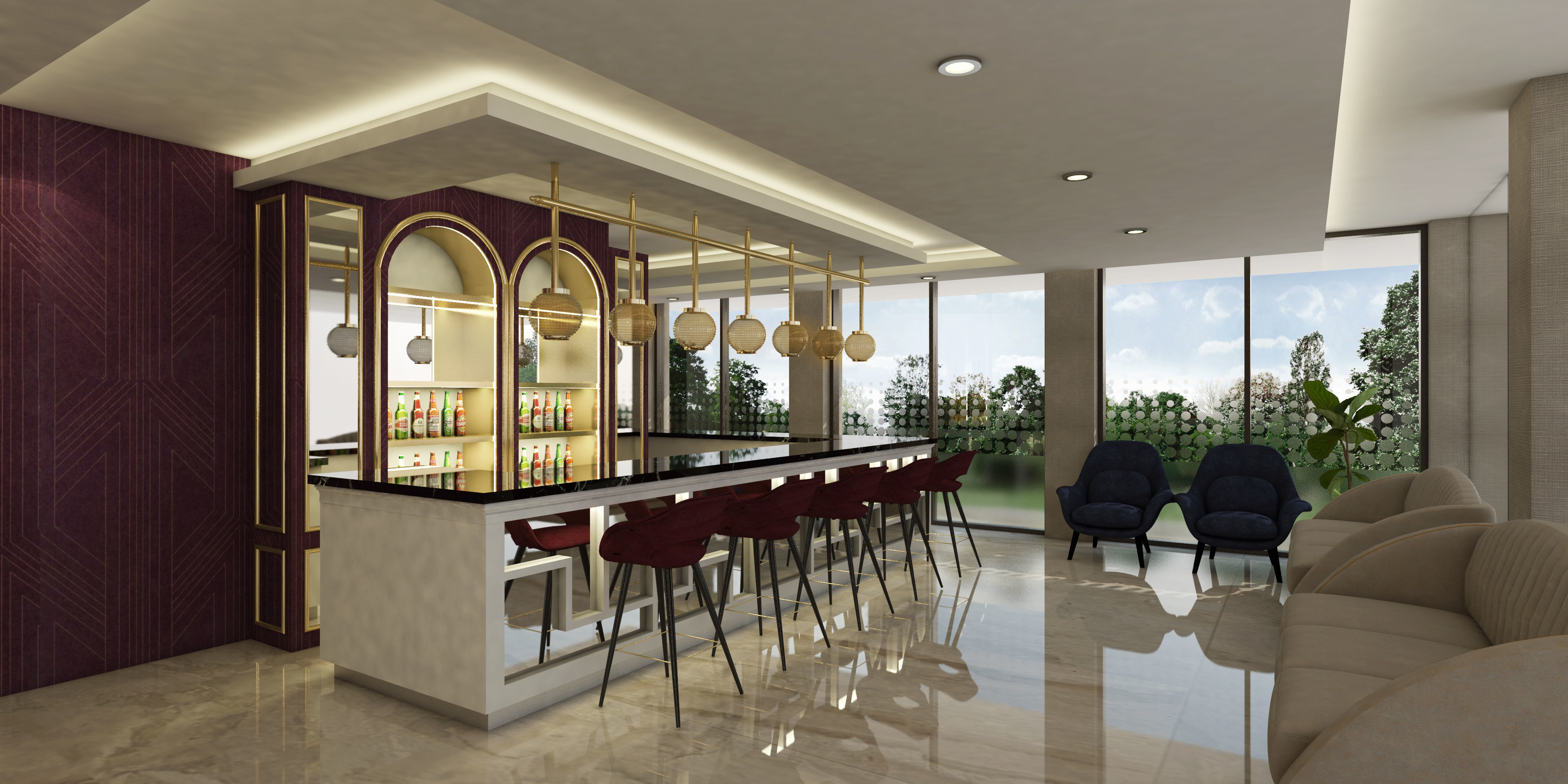 Lobby Karaoke 3D model_3