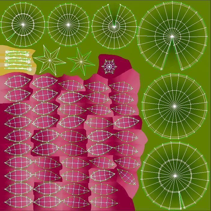 Lotus water lily 3D model_13