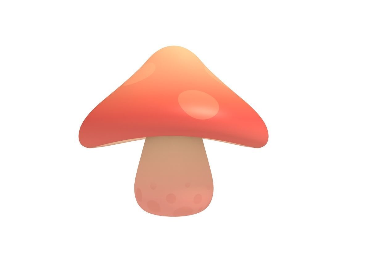 Mushroom 3D model_3