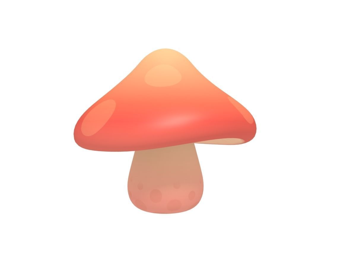 Mushroom 3D model_1