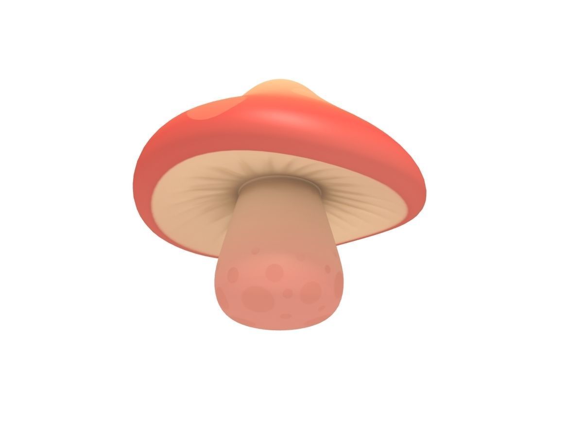 Mushroom 3D model_2