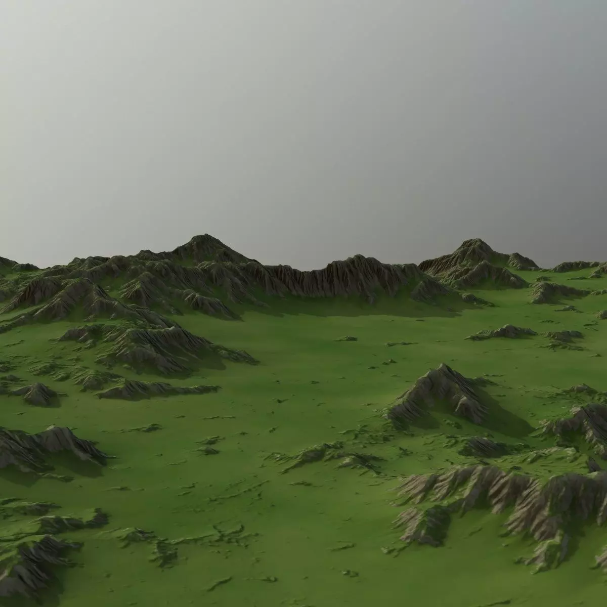 Landscape 46 Low-poly 3D model