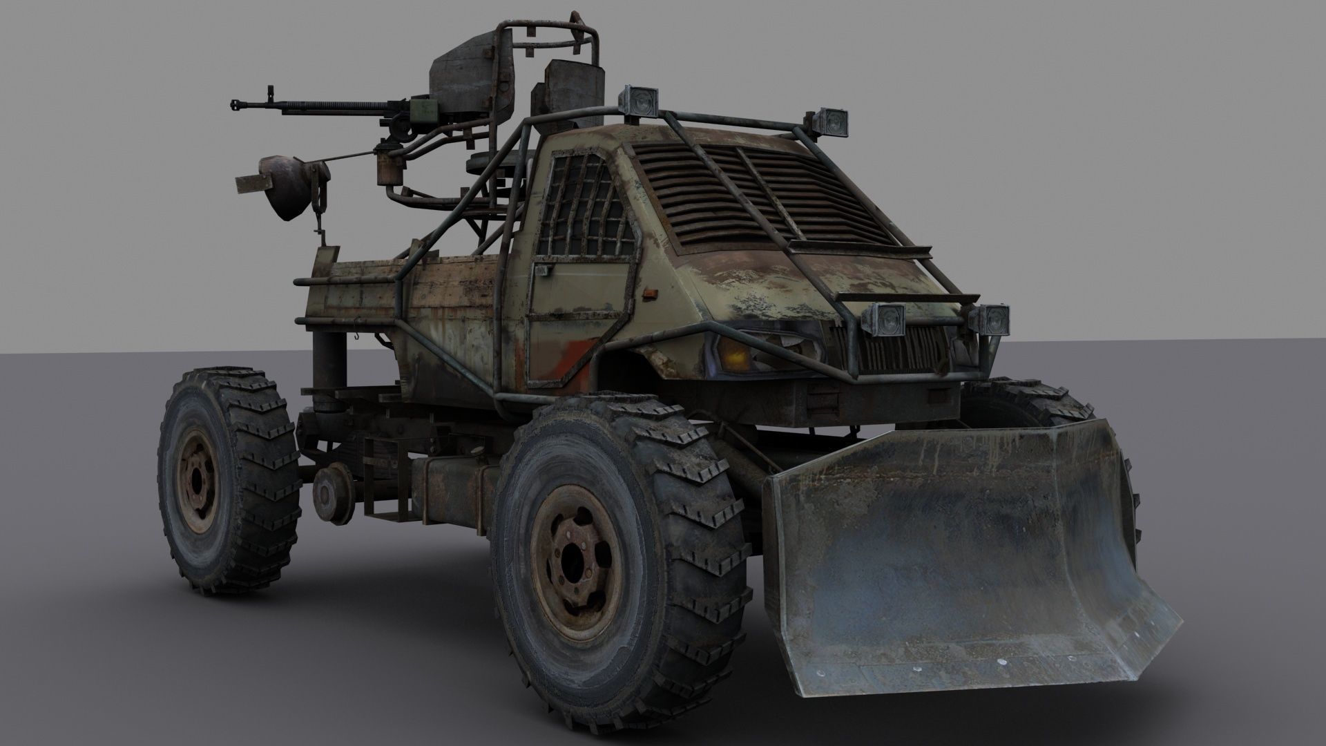 Armored Truck 3D model_1