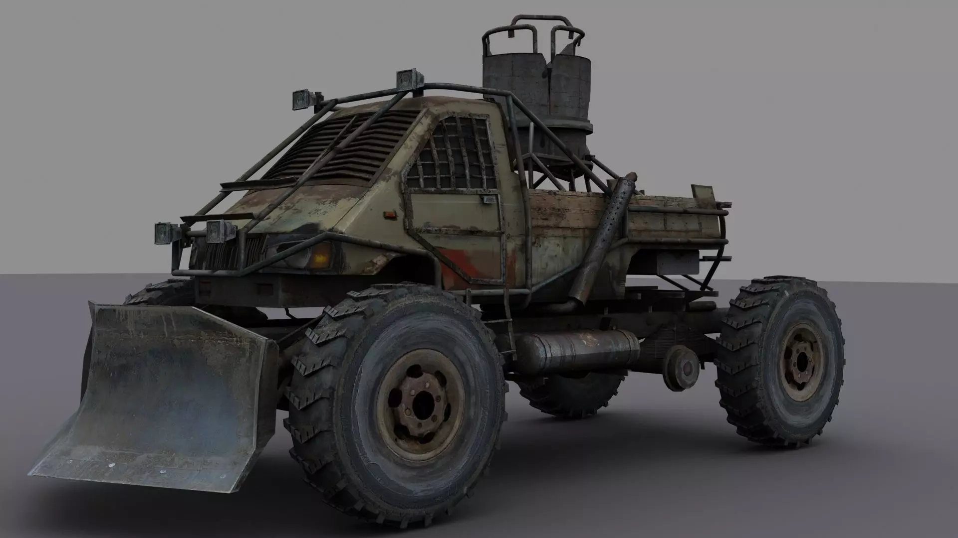 Armored Truck 3D model_0
