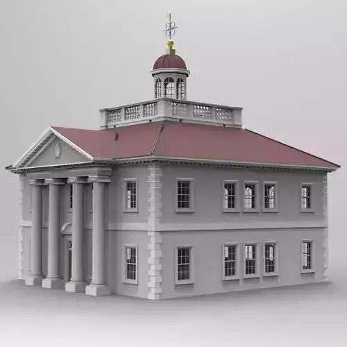 Ionic Building 3D model