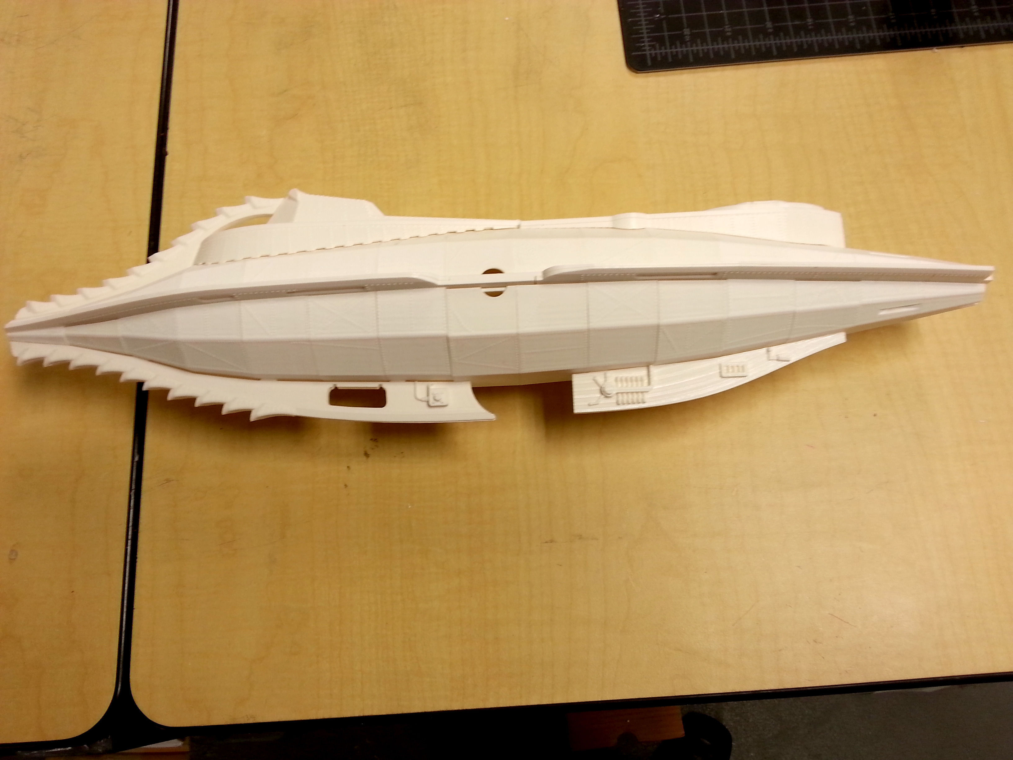 Nautilus submarine on table 3D print model_4