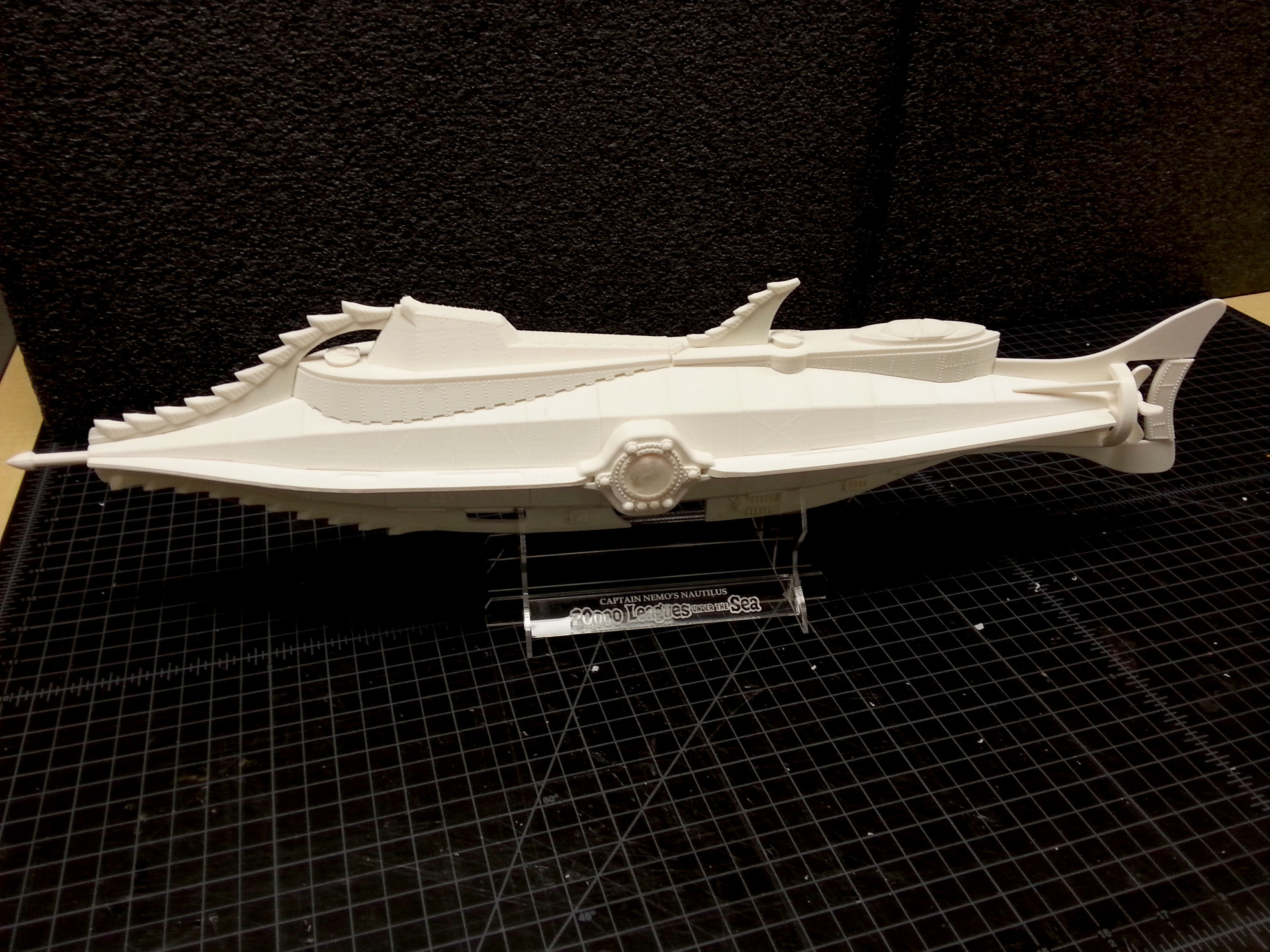 Nautilus submarine on table 3D print model_7