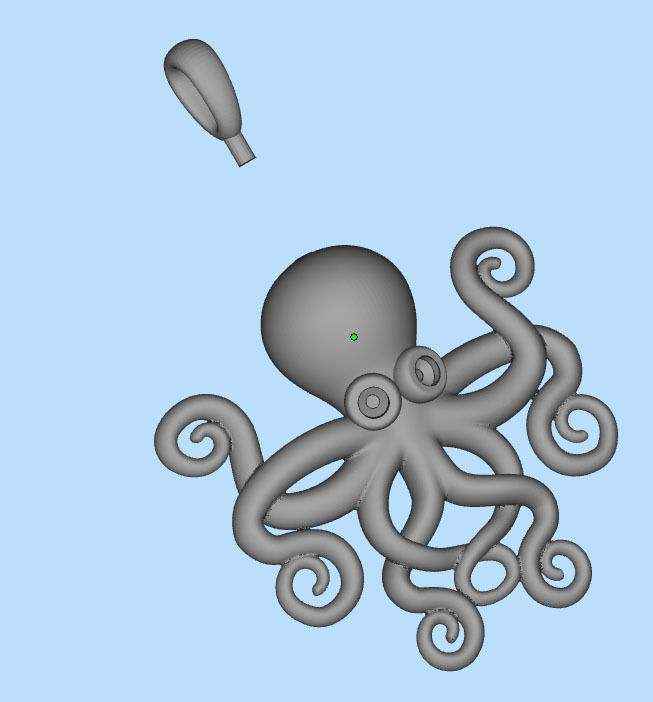 pendant octopus 3D print model_17