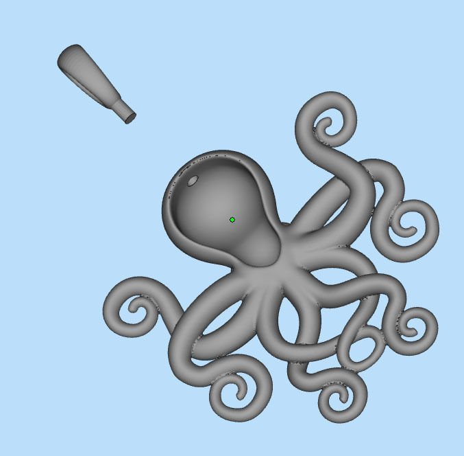 pendant octopus 3D print model_10
