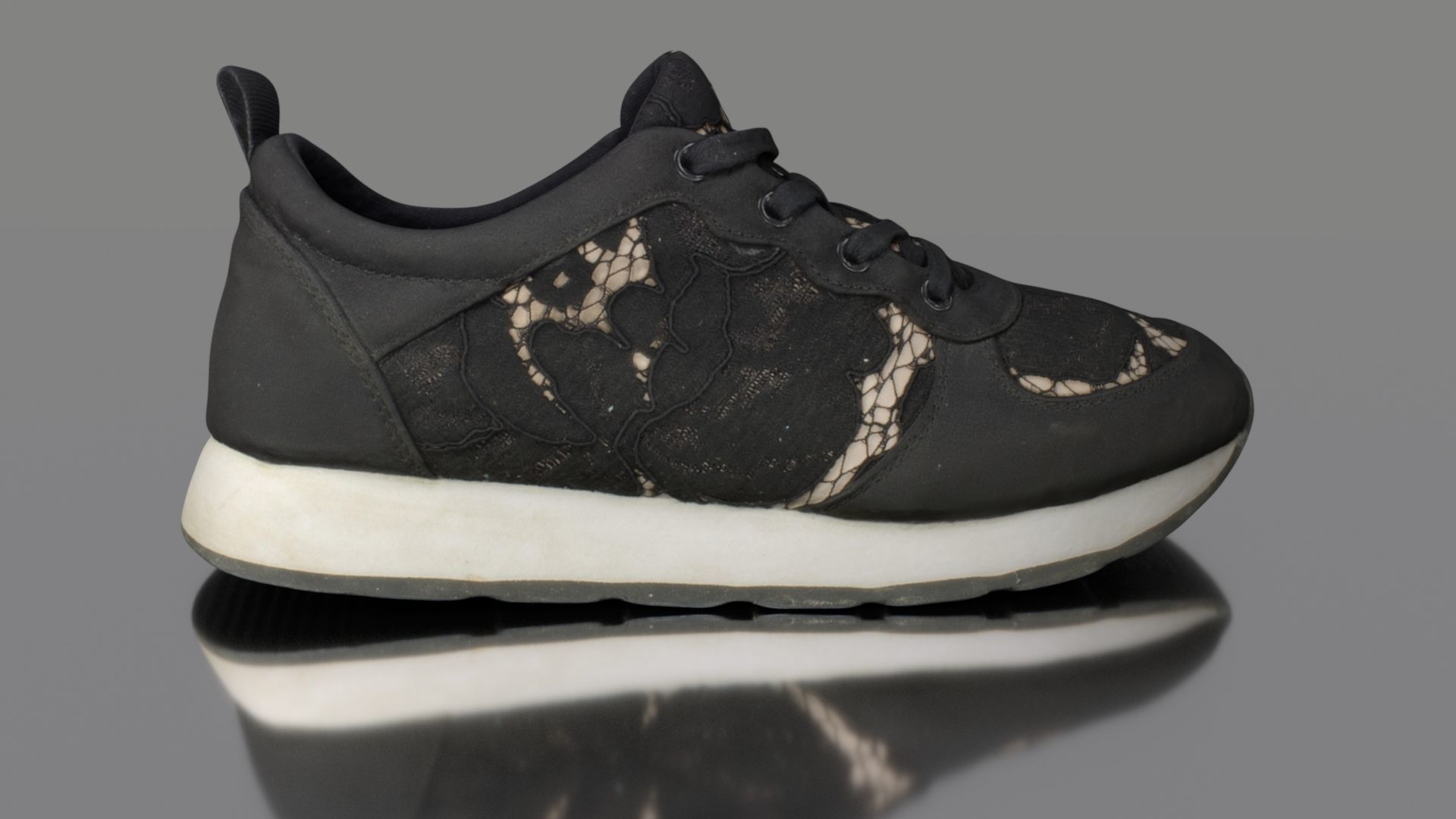 Sneaker low poly Low-poly 3D model_4