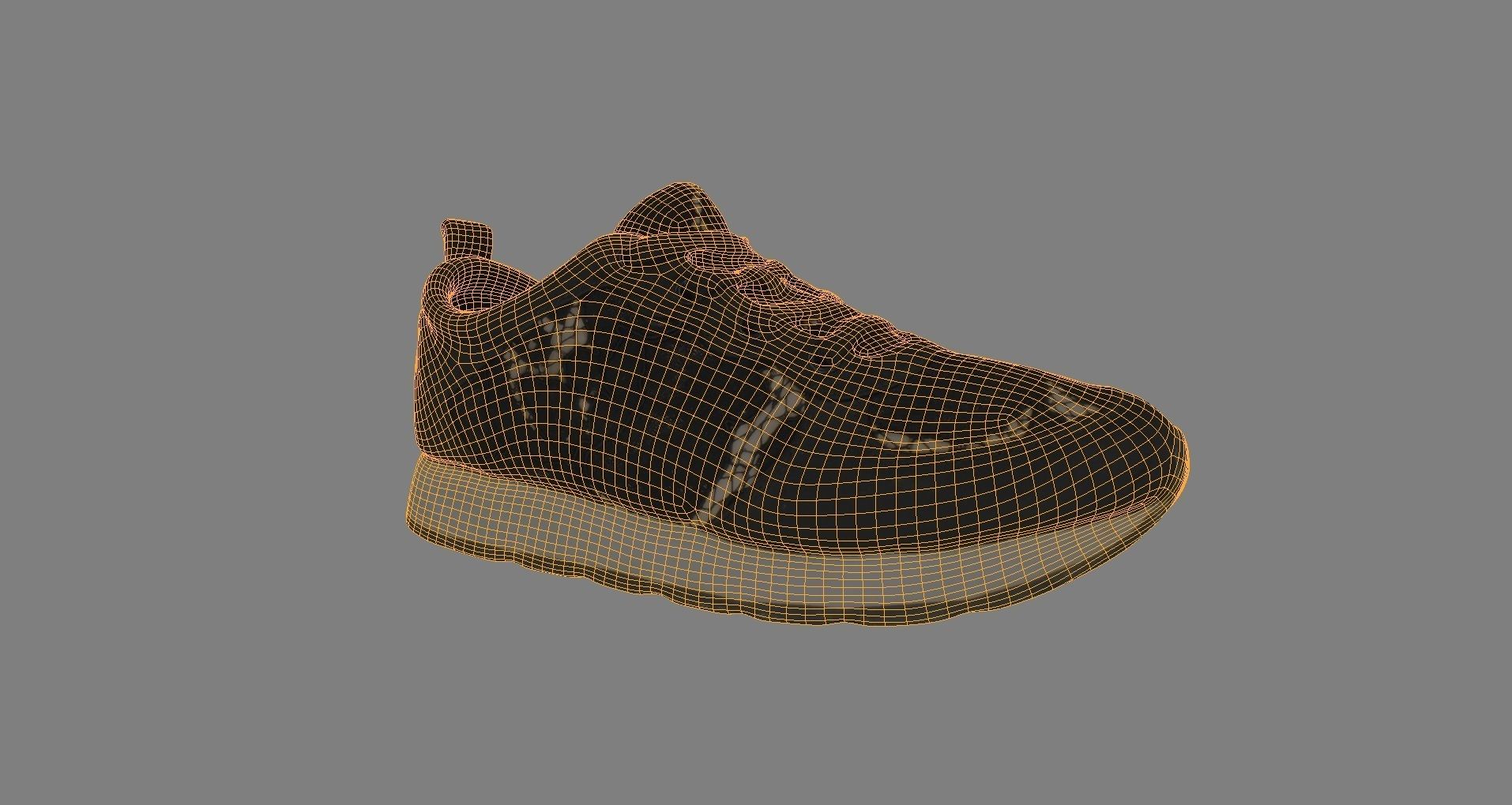 Sneaker low poly Low-poly 3D model_7