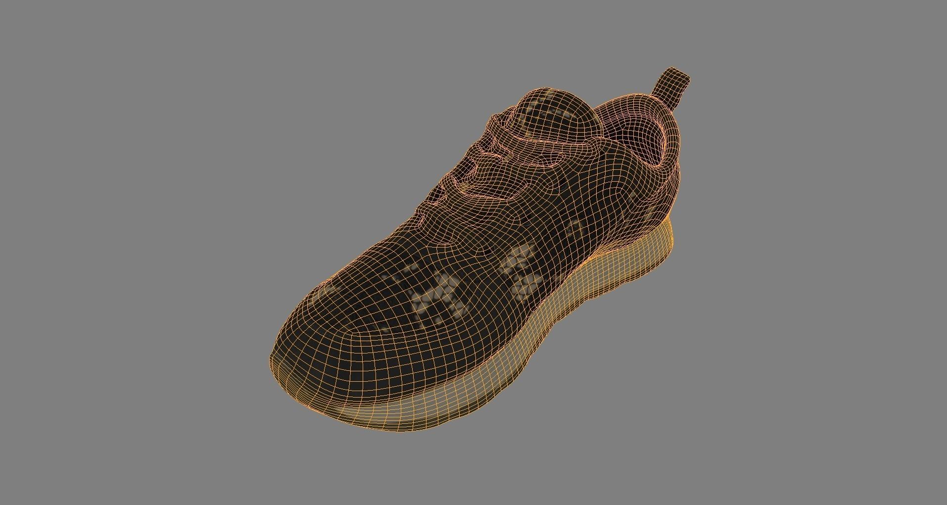 Sneaker low poly Low-poly 3D model_6