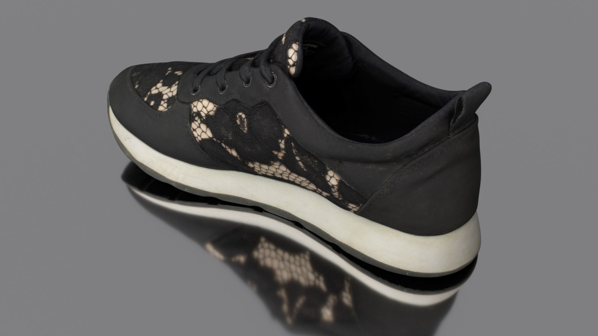 Sneaker low poly Low-poly 3D model_3