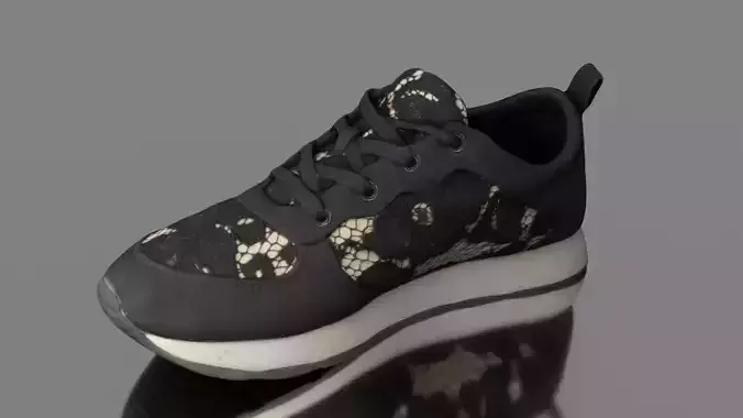 Sneaker low poly