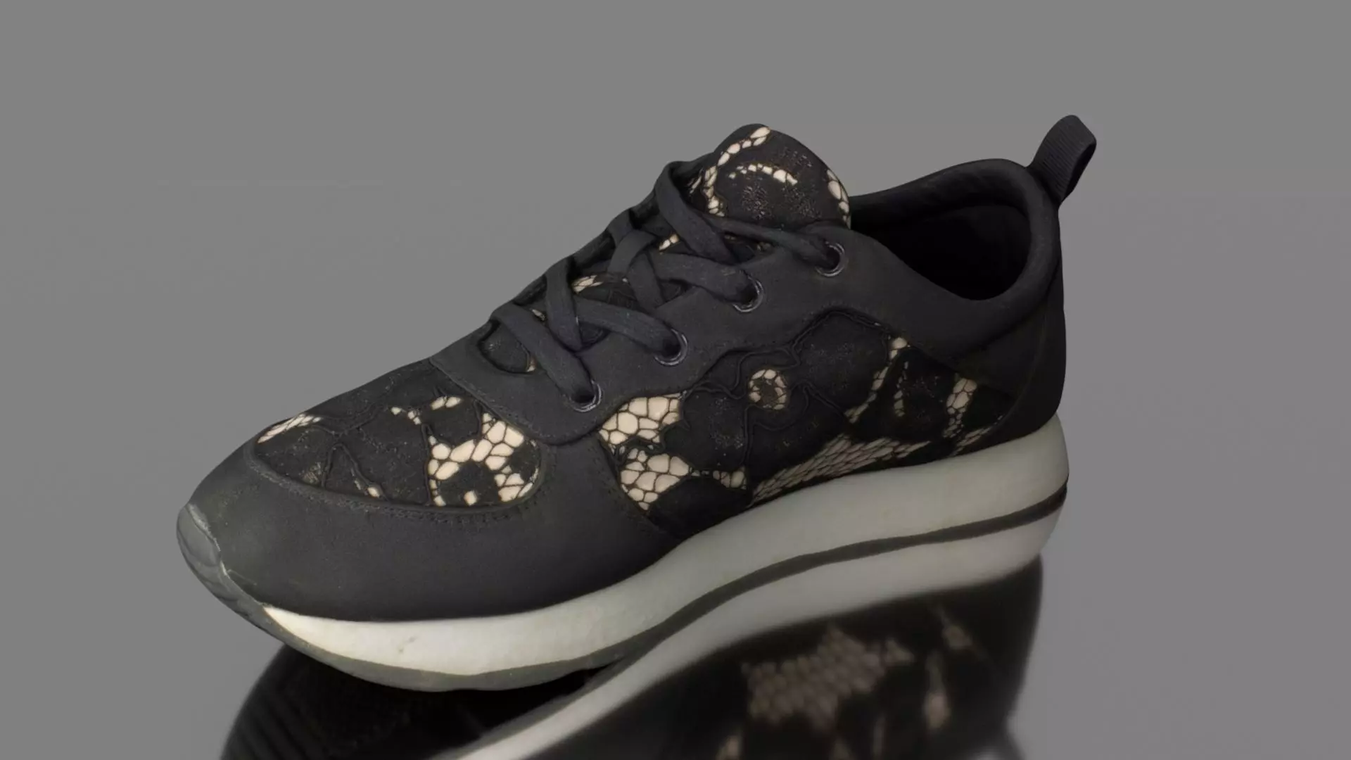 Sneaker low poly Low-poly 3D model_0