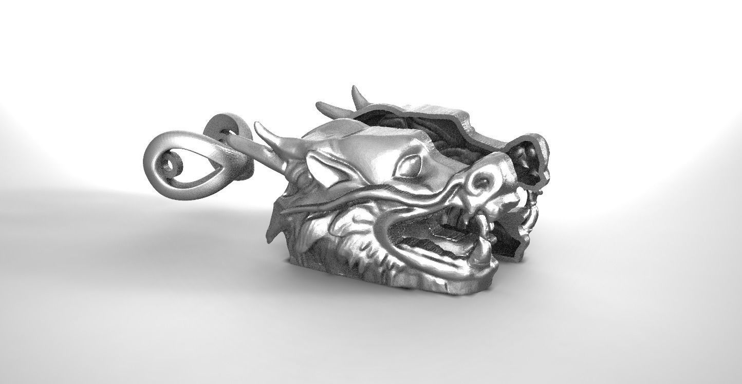 CHINESE DRAGON CHAIN 3D print model_4