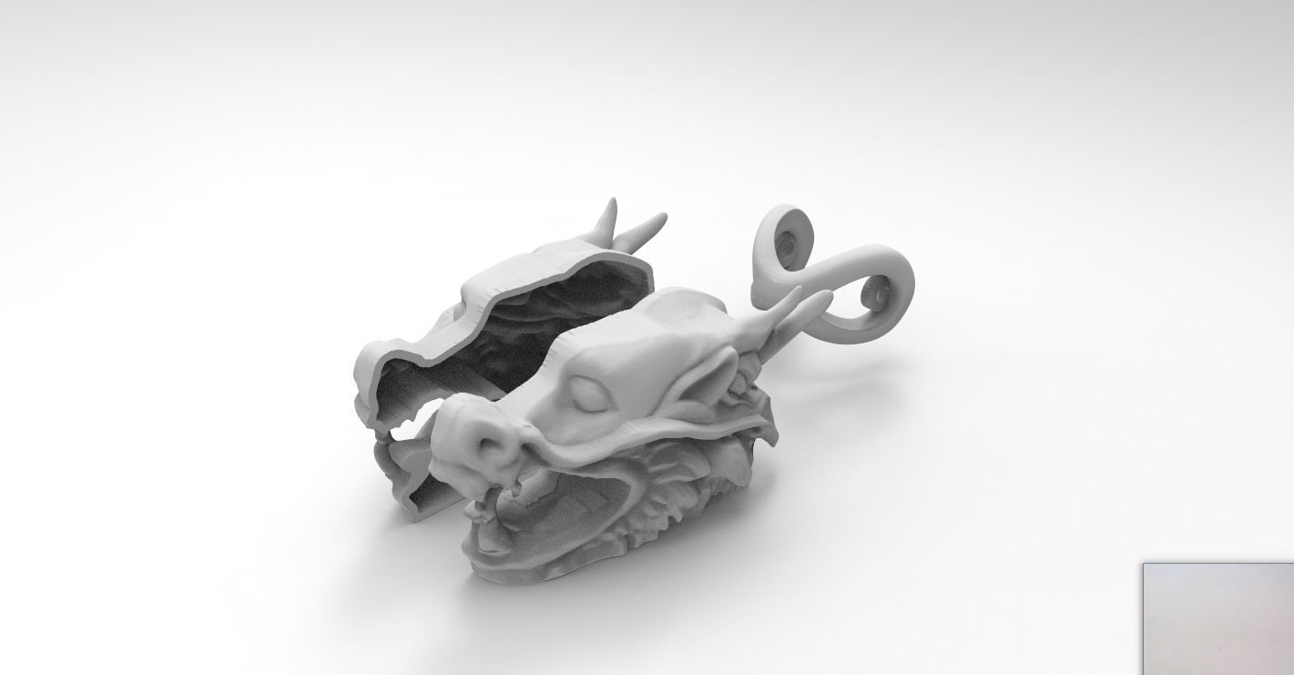 CHINESE DRAGON CHAIN 3D print model_5