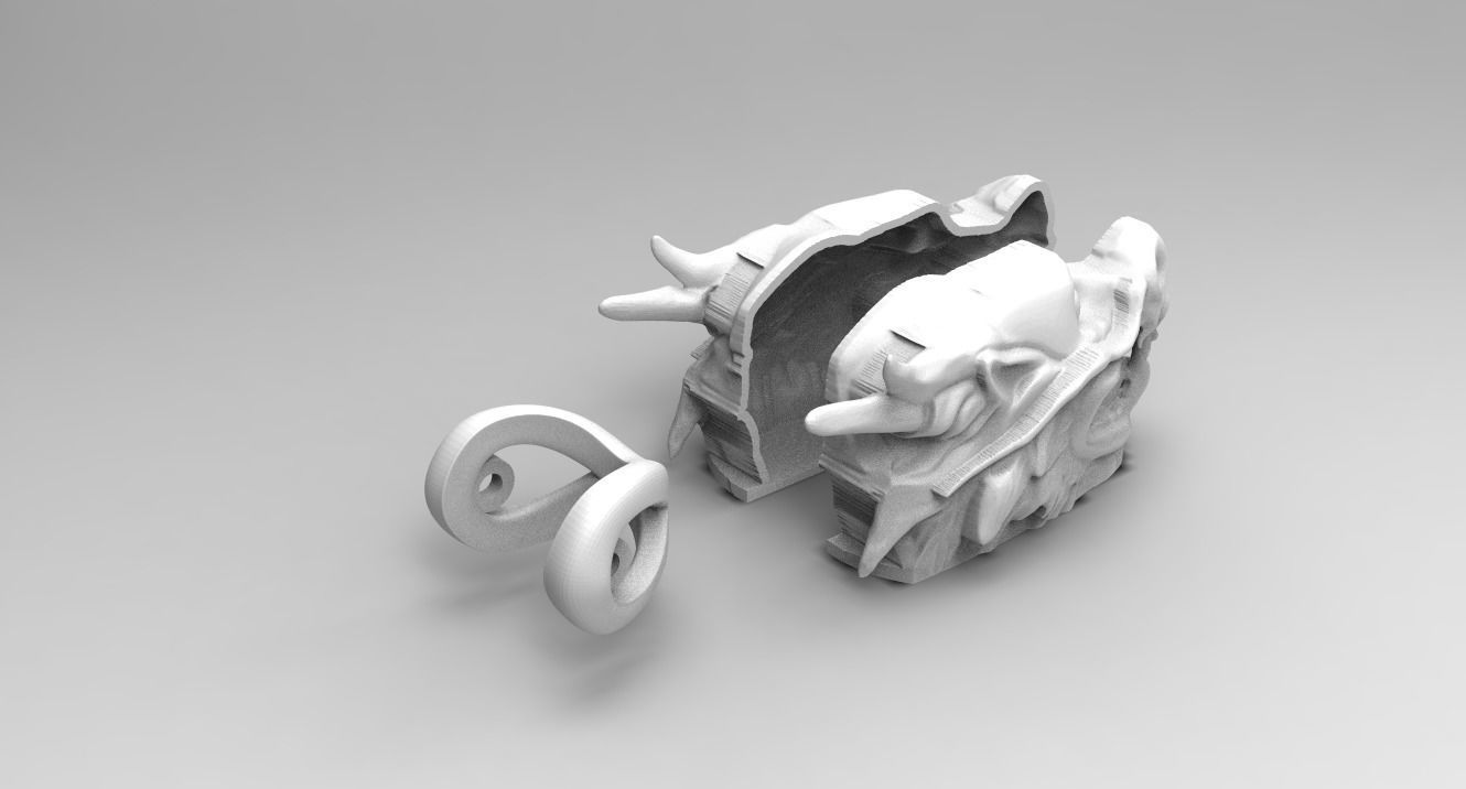 CHINESE DRAGON CHAIN 3D print model_8