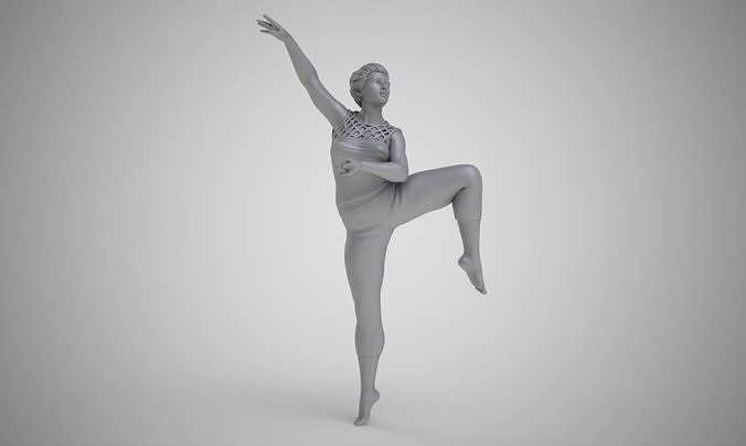 Modern Ballerina 3D print model