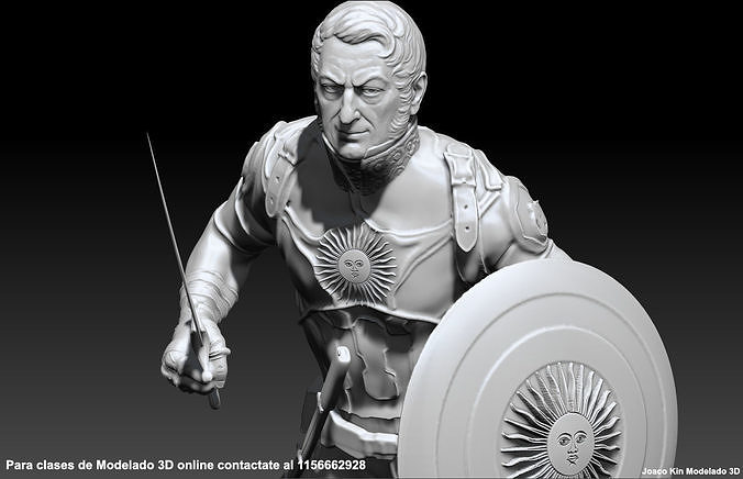 SAN MARTIN GENERAL AMERICA  3D print model