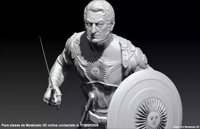 SAN MARTIN GENERAL AMERICA  3D print model