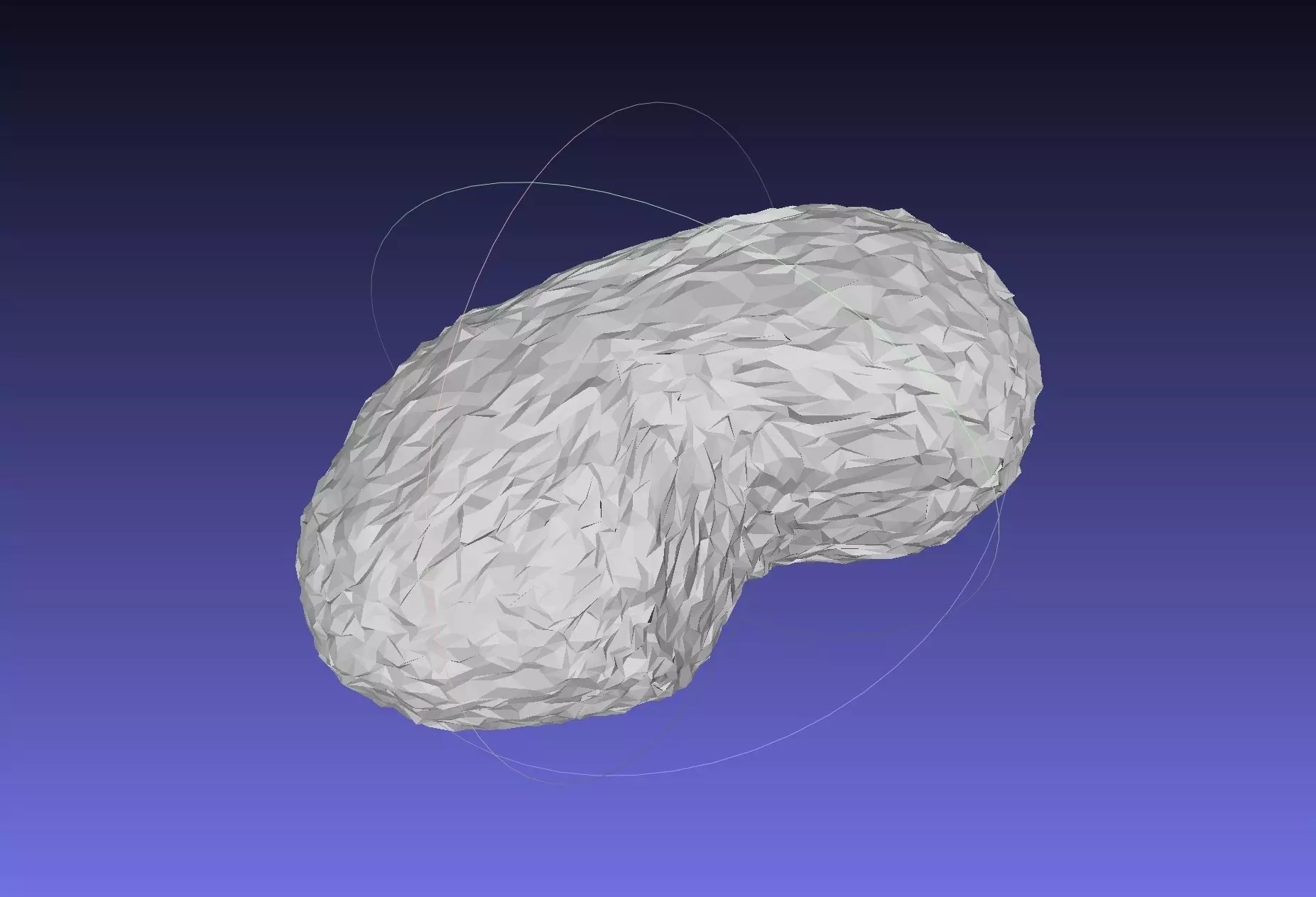 Ultima Thule 2014 MU69 New Horizons Target Speculative Shape 3D print model