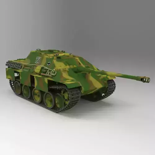 Jagdpanther Tank Destroyer 3D model