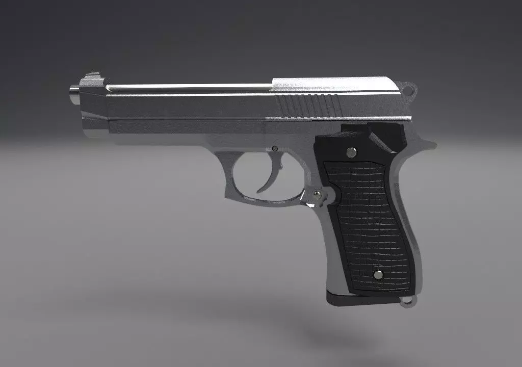 Pistol Berettaddc 3D model_0