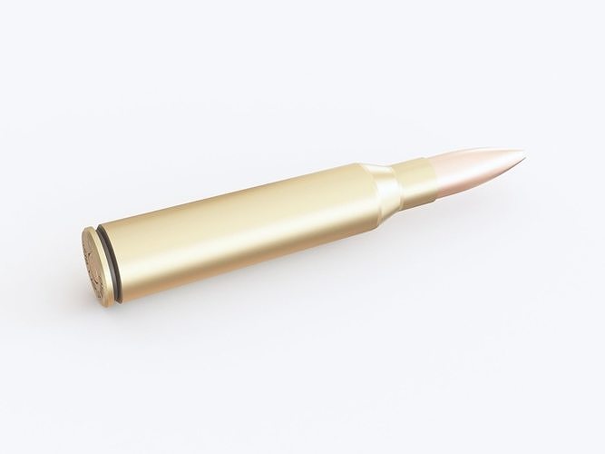 Lapua magnum 338 3D model