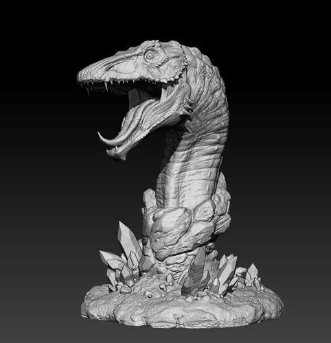 Crystal Dragon 3D print model
