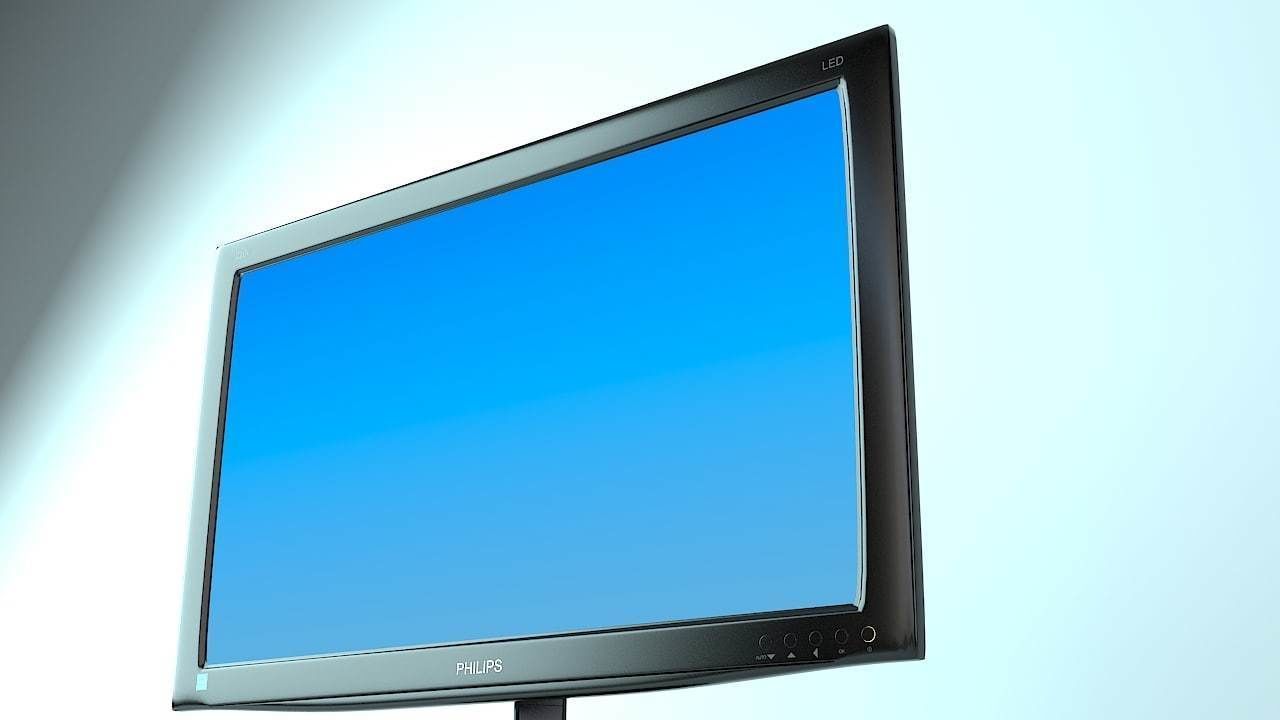 Philips Monitor 3D model_2
