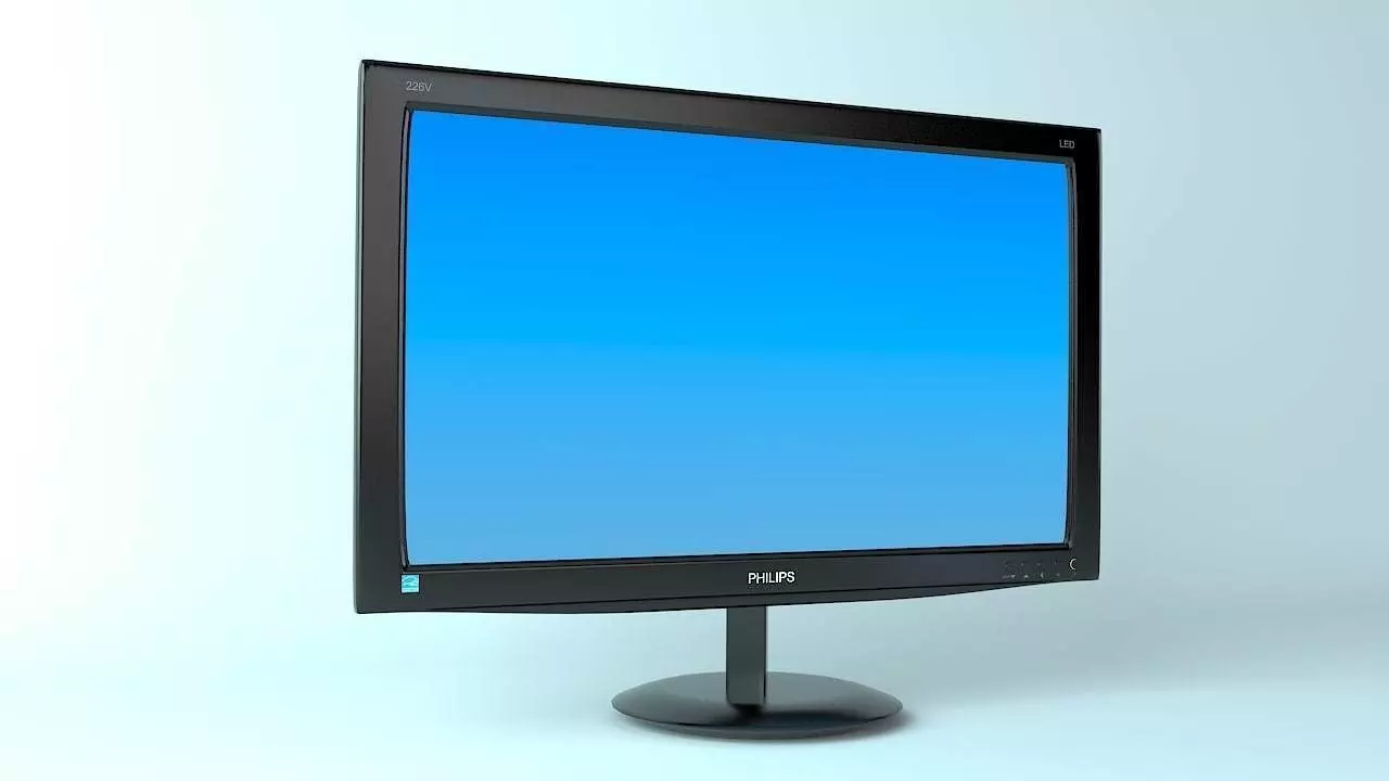 Philips Monitor 3D model_0