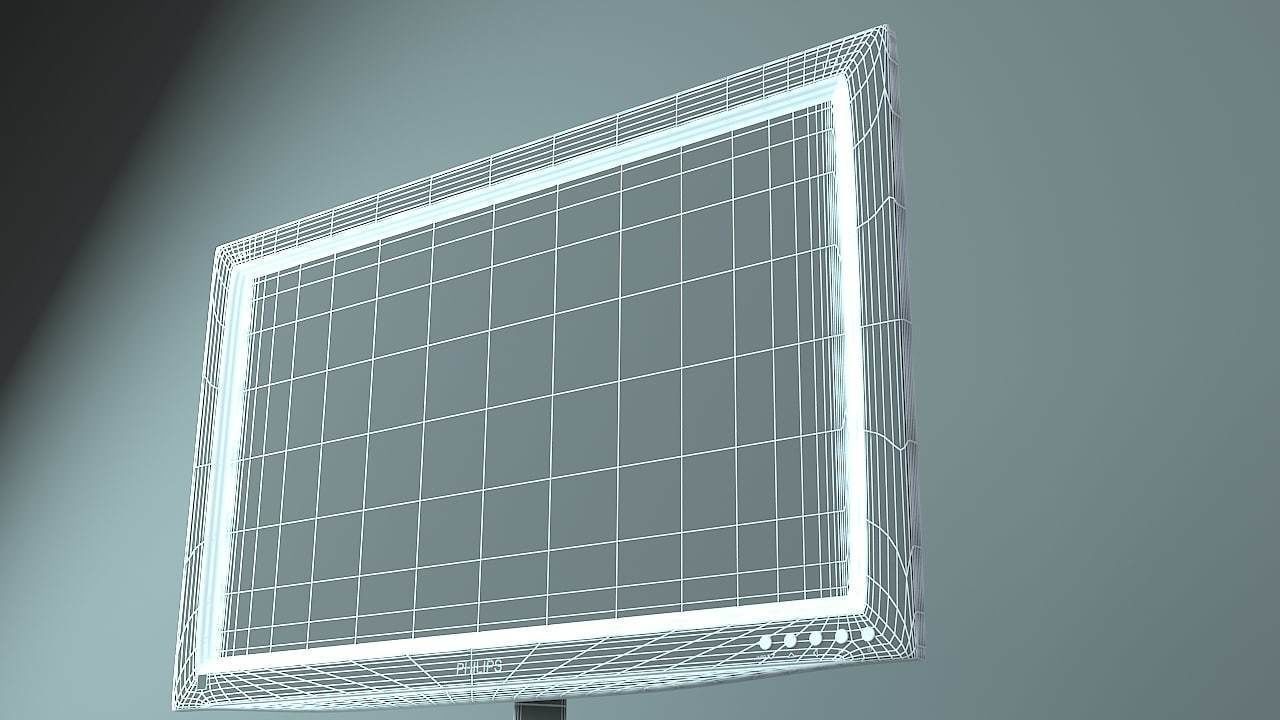 Philips Monitor 3D model_3