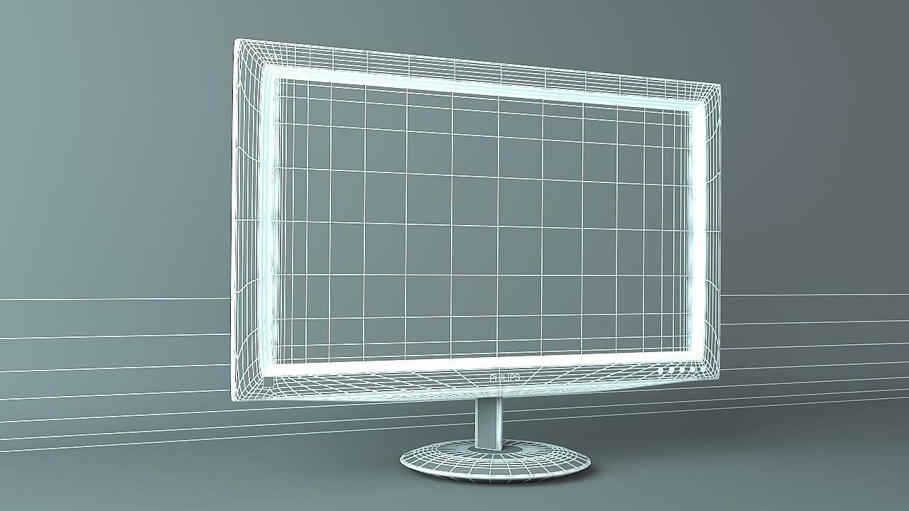 Philips Monitor 3D model_1