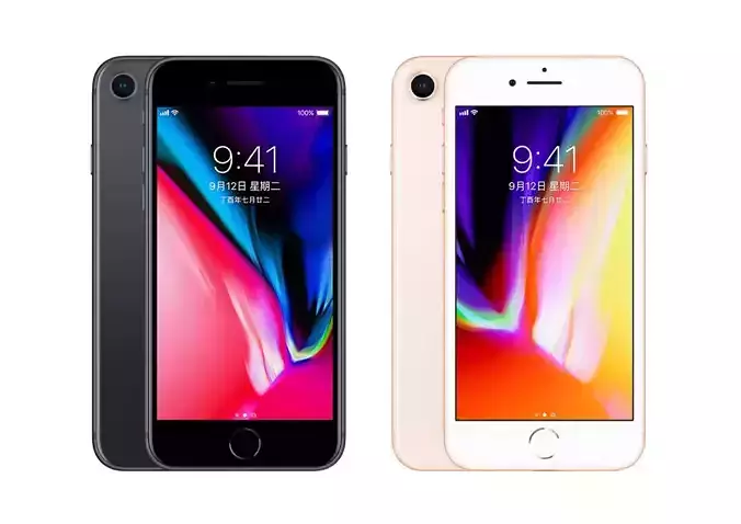 Realistic iphone 8 production 3D model 3D print model