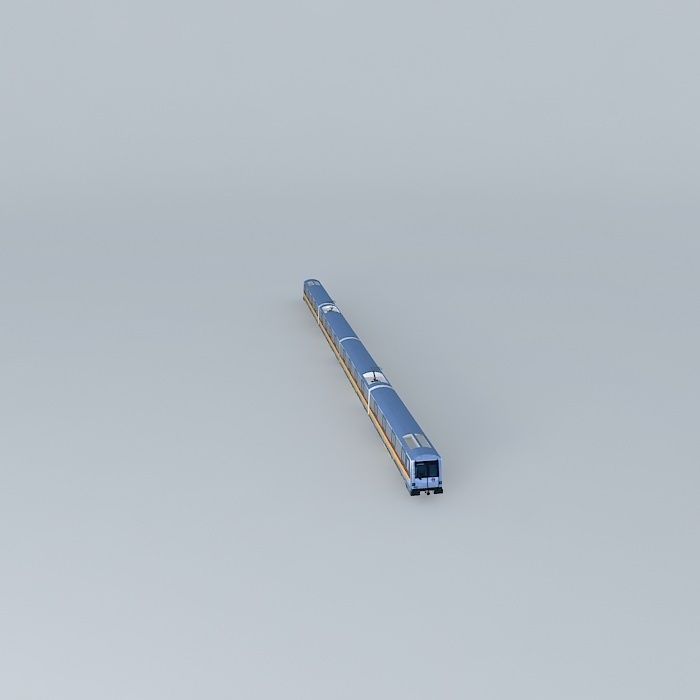 Shanghai Metro Line5 AC04 TrainALSTOM SH Company Free 3D model_2