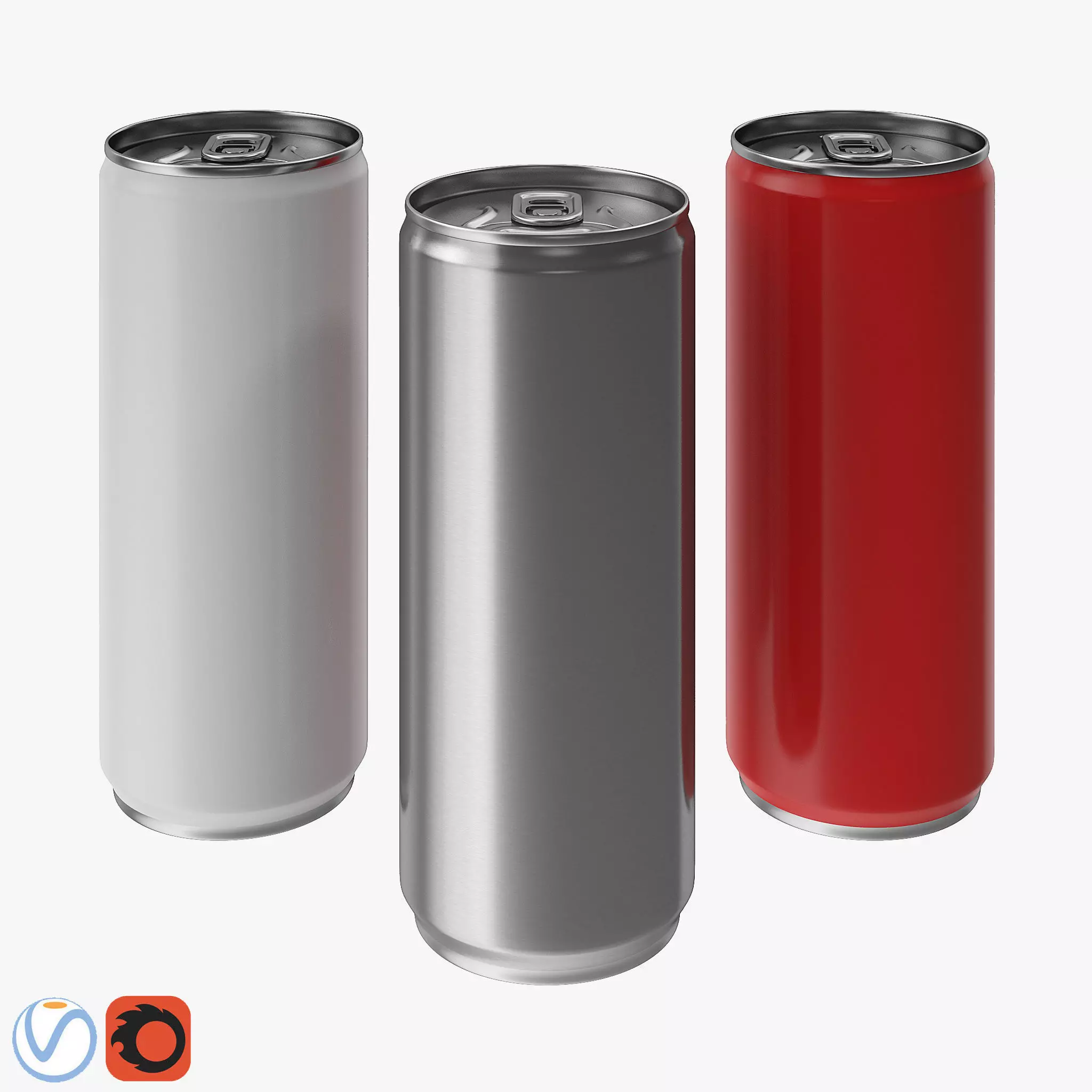 Can 250ml 3D model