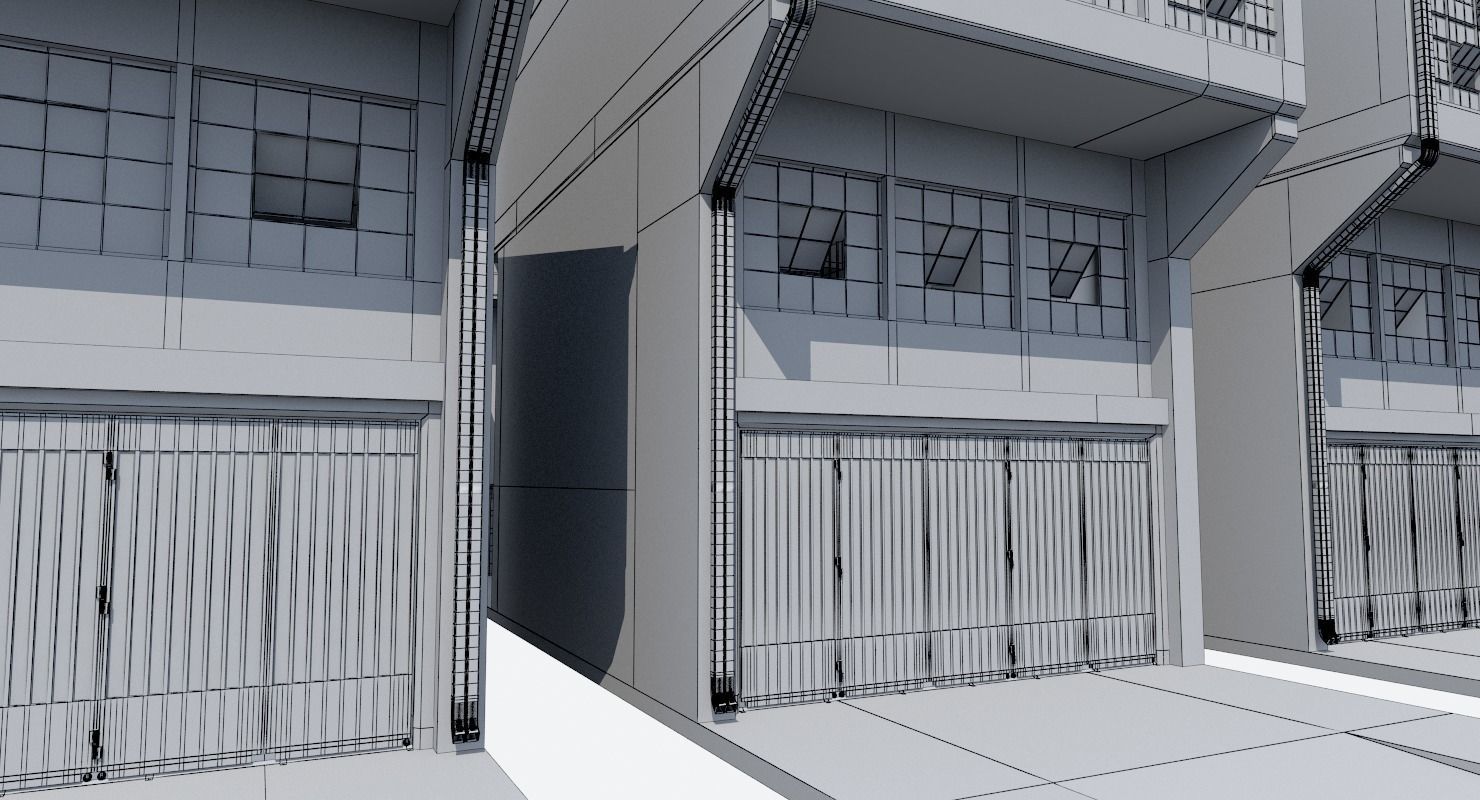 Modular Industrial Building 3D model_10