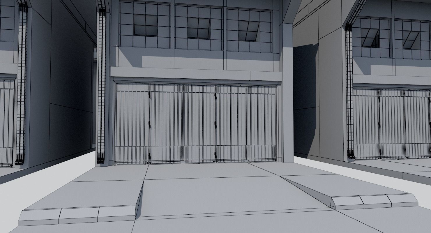 Modular Industrial Building 3D model_20
