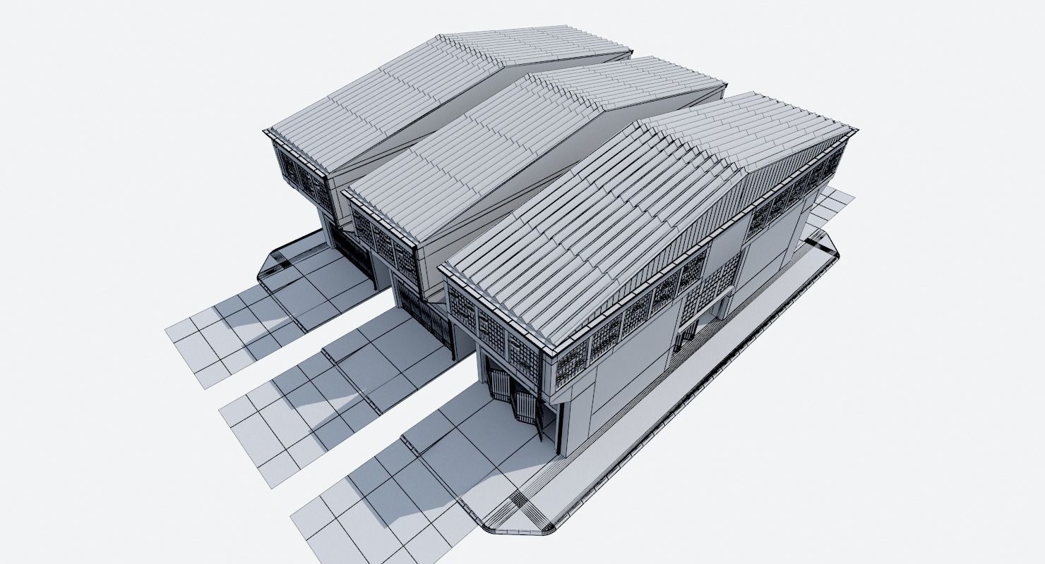 Modular Industrial Building 3D model_21