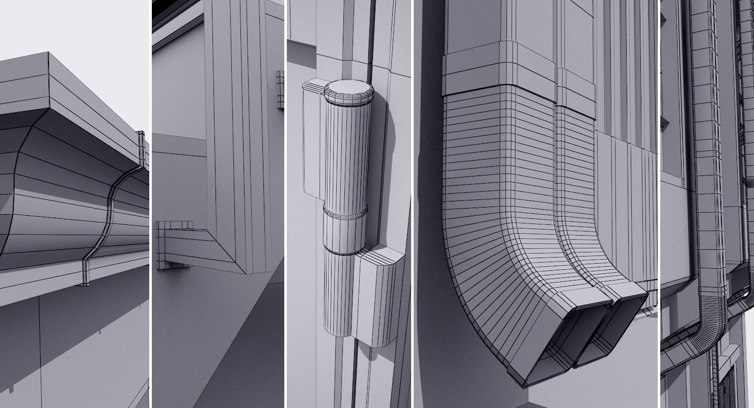 Modular Industrial Building 3D model_11
