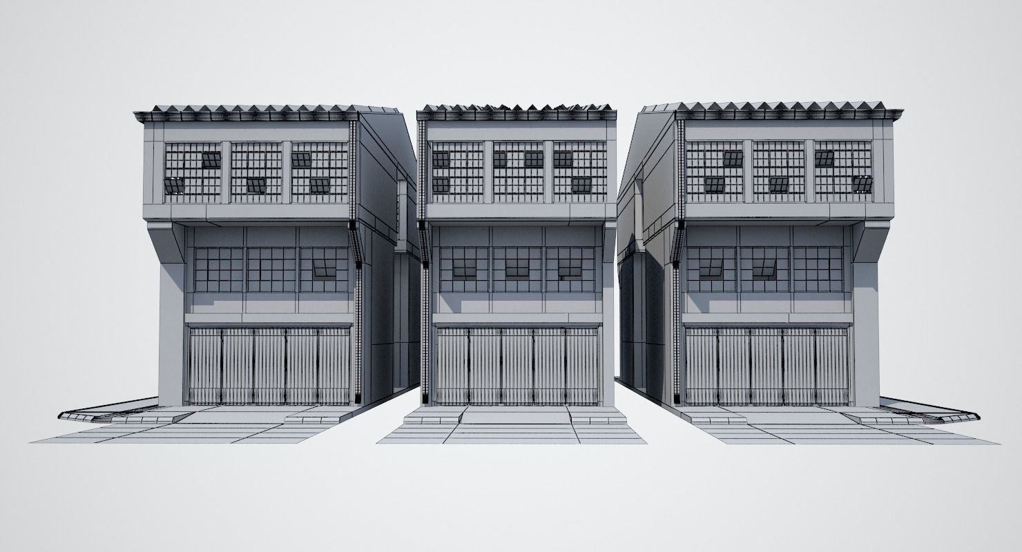 Modular Industrial Building 3D model_3