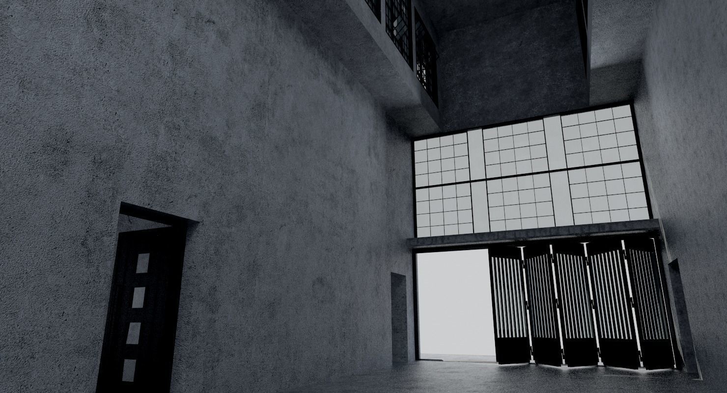 Modular Industrial Building 3D model_8