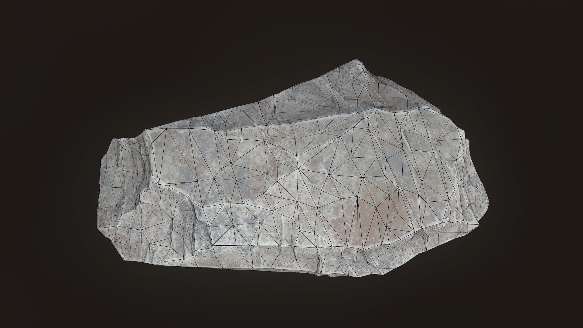 Stone V5 Low-poly 3D model_15