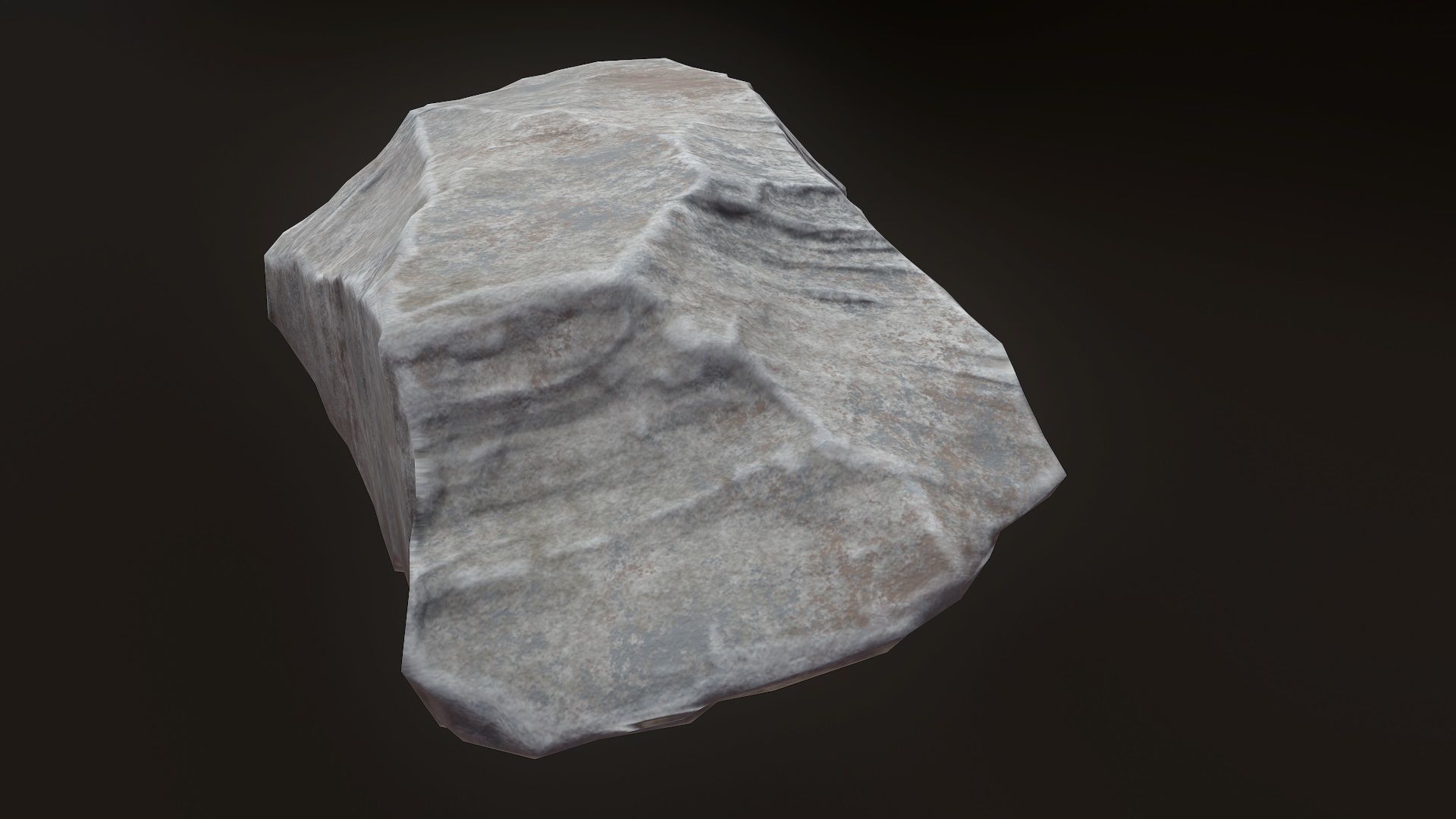 Stone V5 Low-poly 3D model_4