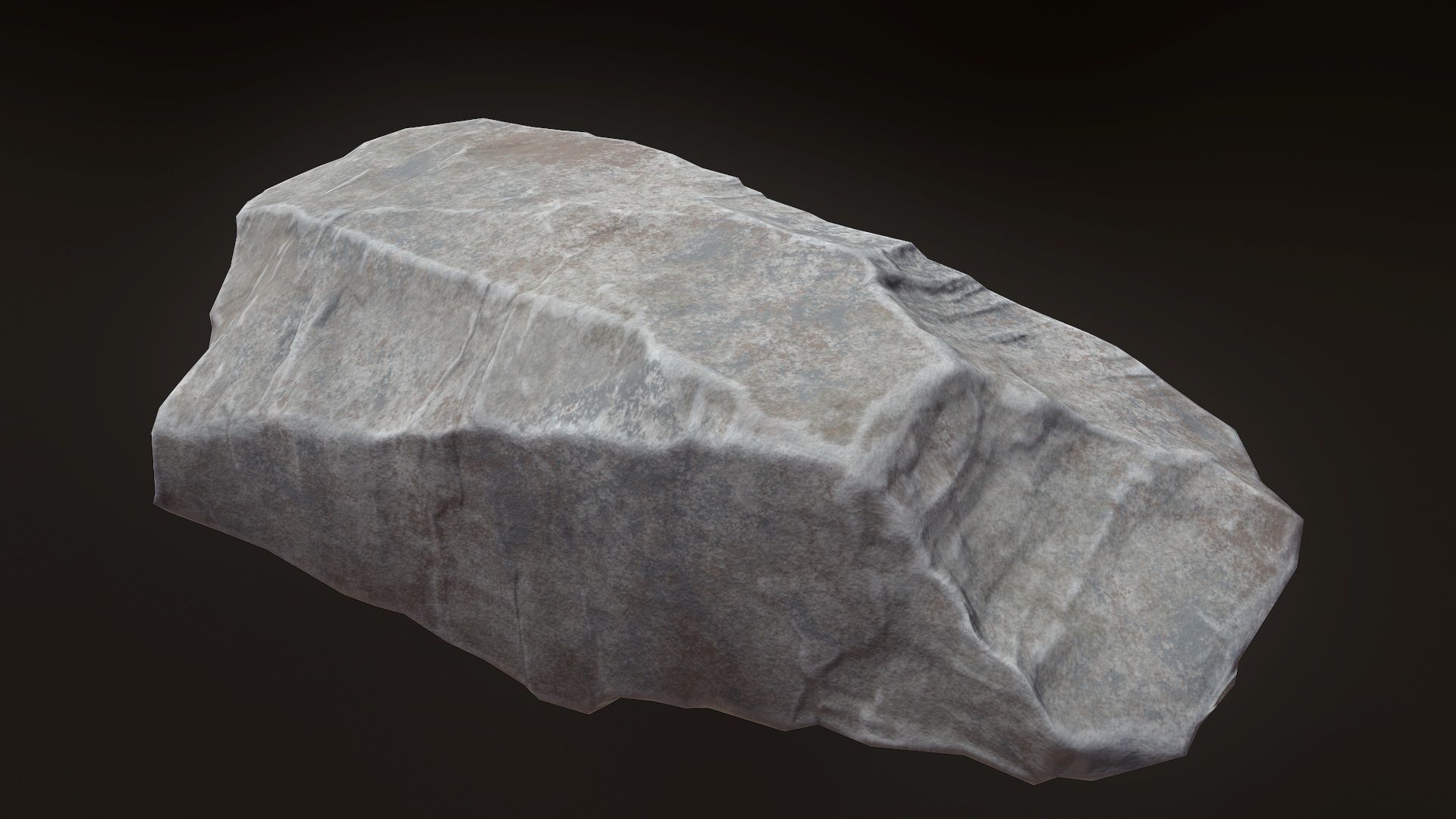 Stone V5 Low-poly 3D model_3