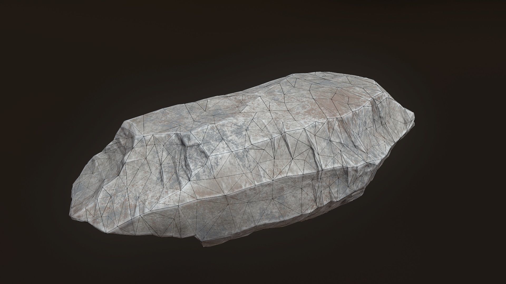 Stone V5 Low-poly 3D model_16