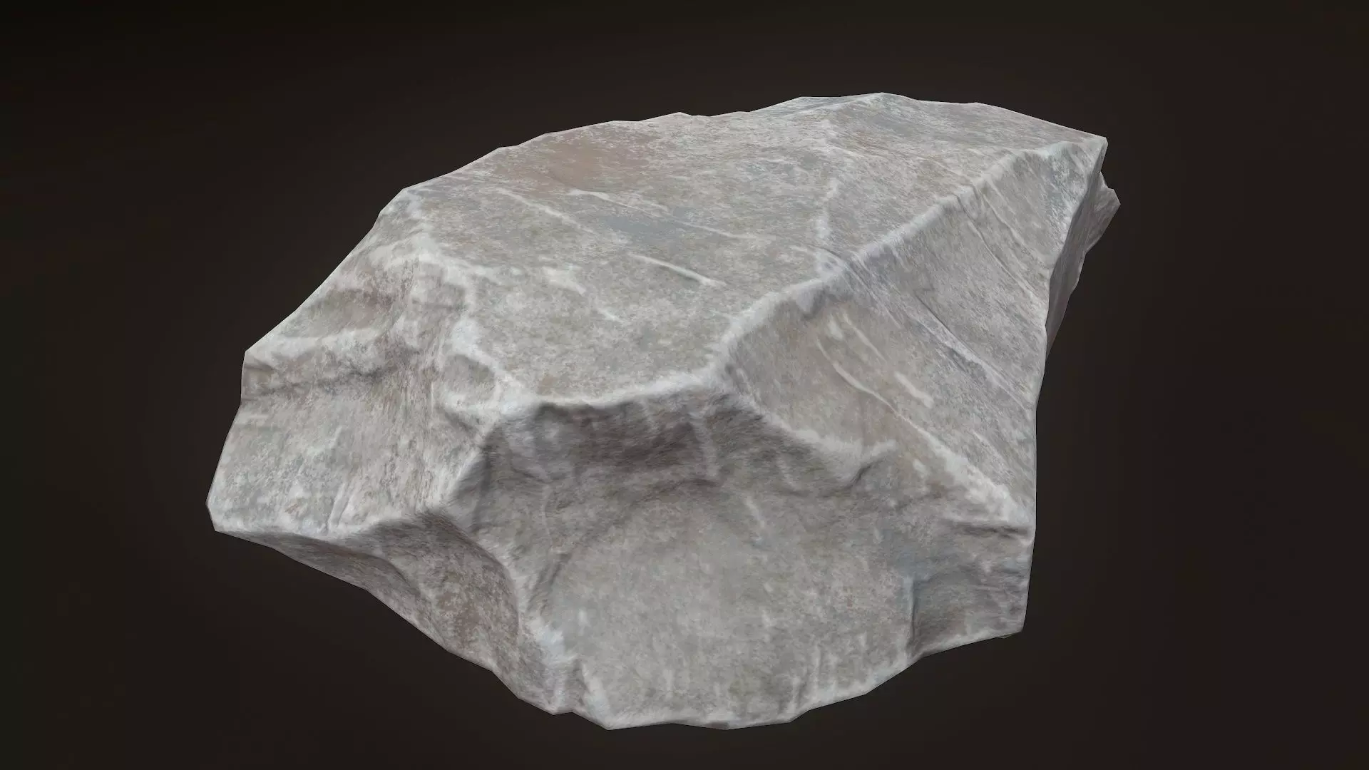 Stone V5 Low-poly 3D model_0
