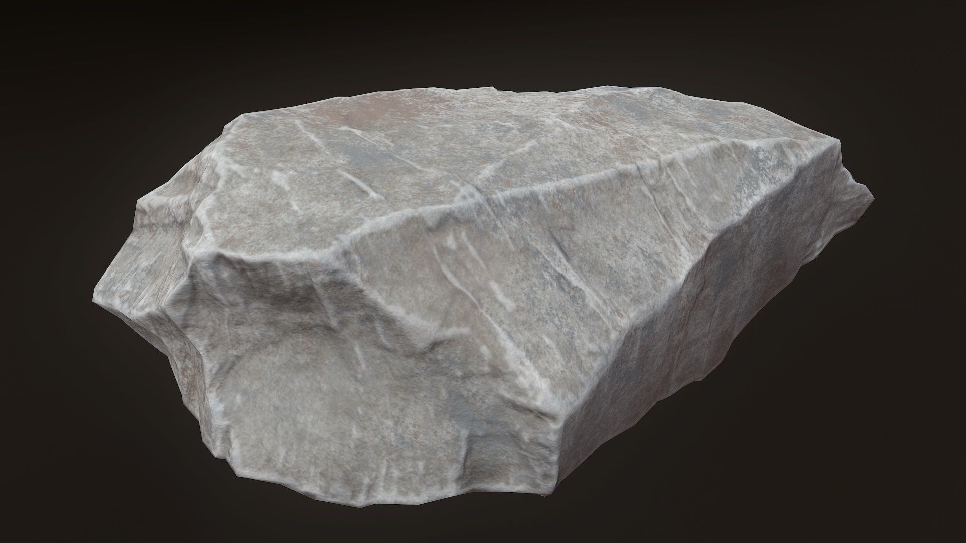 Stone V5 Low-poly 3D model_1